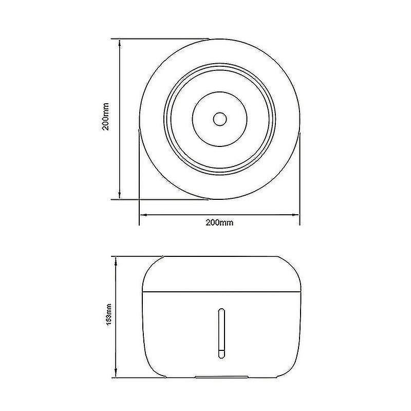 Pet Water Dispenser - Compact Size (20x20x15.3cm) - Ensure Your Pets Stay Hydrated Pet Water Dispenser - Compact Size (20x20x15.3cm) - Ensure Your Pets Stay Hydrated