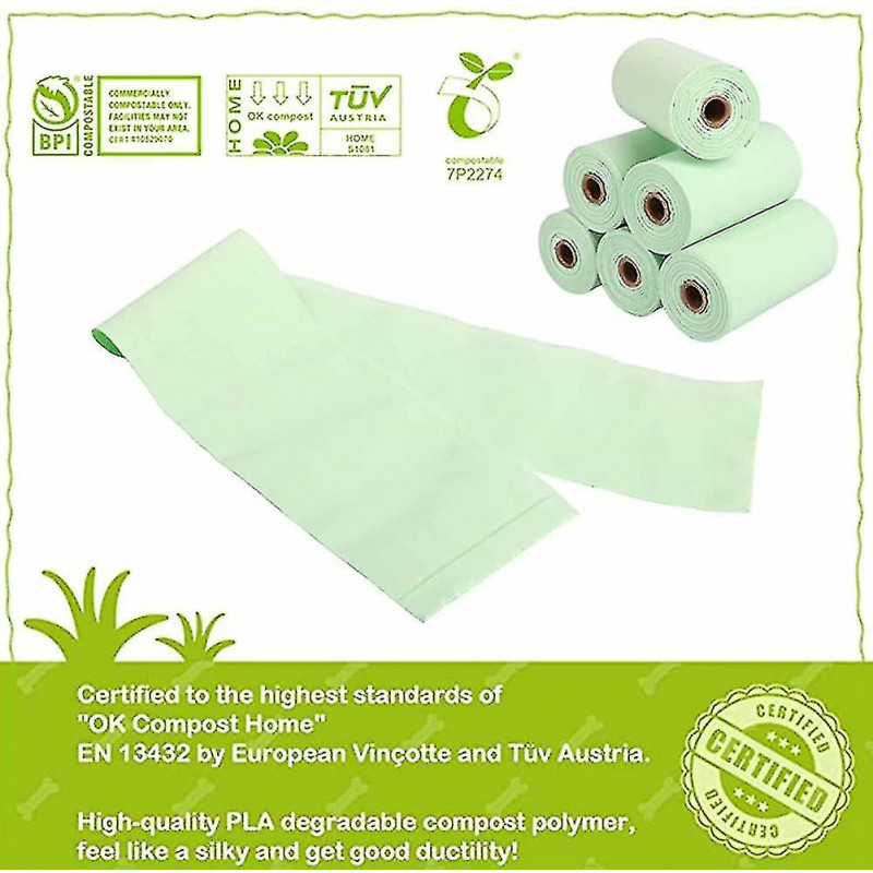100% Biodegradable Dog Poop Bag Dog Poop Bag Dog Poop Bag With 1 Dispensers Poop 100% Biodegradable Dog Poop Bag Dog Poop Bag Dog Poop Bag With 1 Dispensers Poop