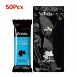 50pcs / pack Jetable Voiture Sac à ordures Trash Rubbish Bag Sticking Litter Bag Portable Auto Seat Back Hanging [...]