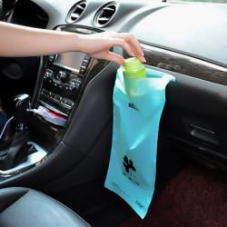 50pcs / pack Jetable Voiture Sac à ordures Trash Rubbish Bag Sticking Litter Bag Portable Auto Seat Back Hanging [...]