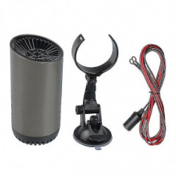 Auto Heater Cup Shape Warm Air Blower Electric Fan Defogging Demister Defroster
