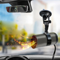 Auto Heater Cup Shape Warm Air Blower Electric Fan Defogging Demister Defroster