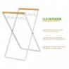 Foldable Garbage Bag Holder Outdoor Portable Folding Garbage Rack for Camping Picnic