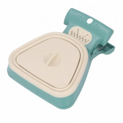 Dog Pooper Scooper Portable Handheld Poop Scoop with Garbage Bag in Mustard Green