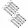 Adjustable Dog Whistle Trainer 10PCS Stainless Steel Pet Training Supplies