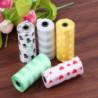 Random 1 Rolls / 15 Pcs Pet Dog Waste Clean Poop Bags Pick Up Pooper Bags Pet Supplies
