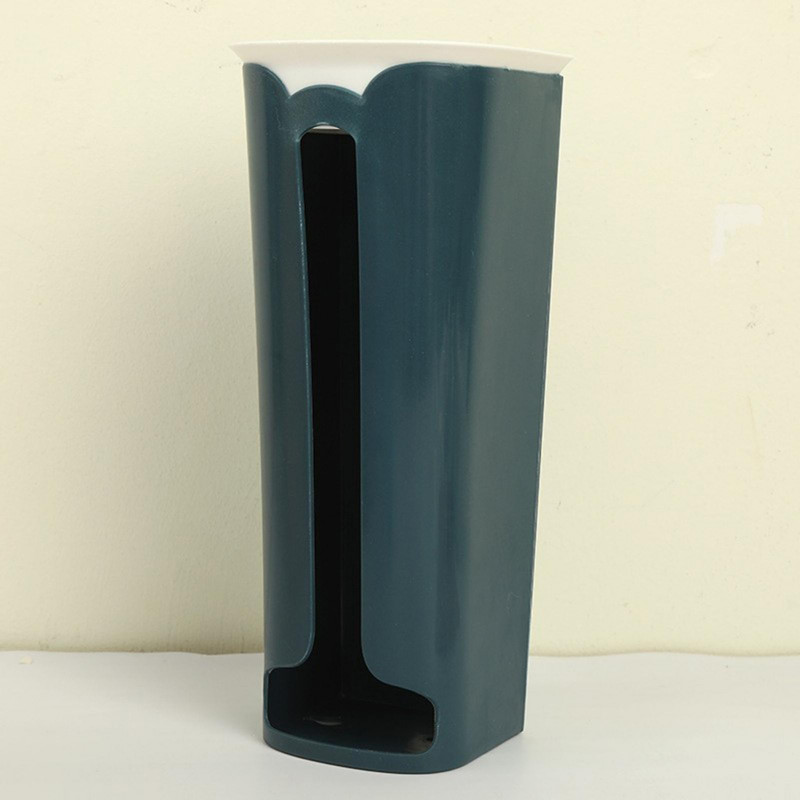 Wall Mount Plastic Bag Holder Trash Bag Dispenser Grocery Shopping Bags Saver For Kitchen Cabinet Door