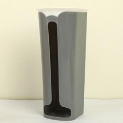 Wall Mount Plastic Bag Holder Trash Bag Dispenser Grocery Shopping Bags Saver For Kitchen Cabinet Door