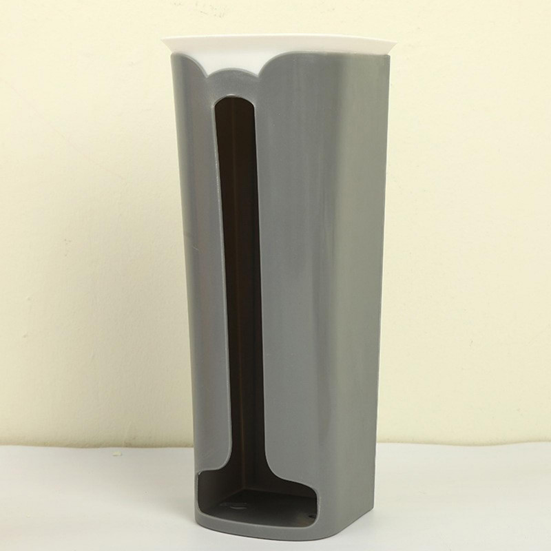 Wall Mount Plastic Bag Holder Trash Bag Dispenser Grocery Shopping Bags Saver For Kitchen Cabinet Door