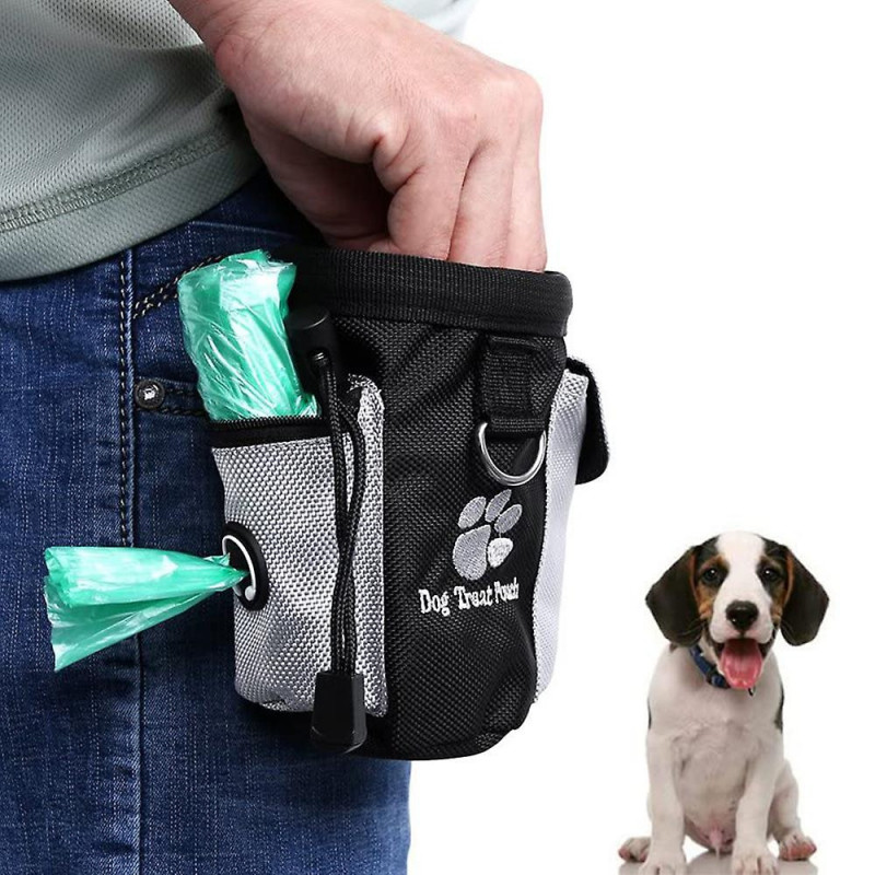 Dog Treat Bag, Puppy Treat Pouch Pet Small Dog Bait Holder, Animal Walking Snack Container Best Hiking Toys