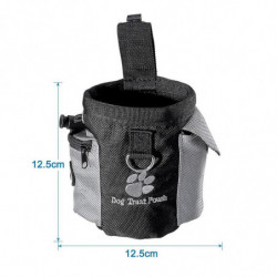 Dog Treat Bag, Puppy Treat Pouch Pet Small Dog Bait Holder, Animal Walking Snack Container Best Hiking Toys