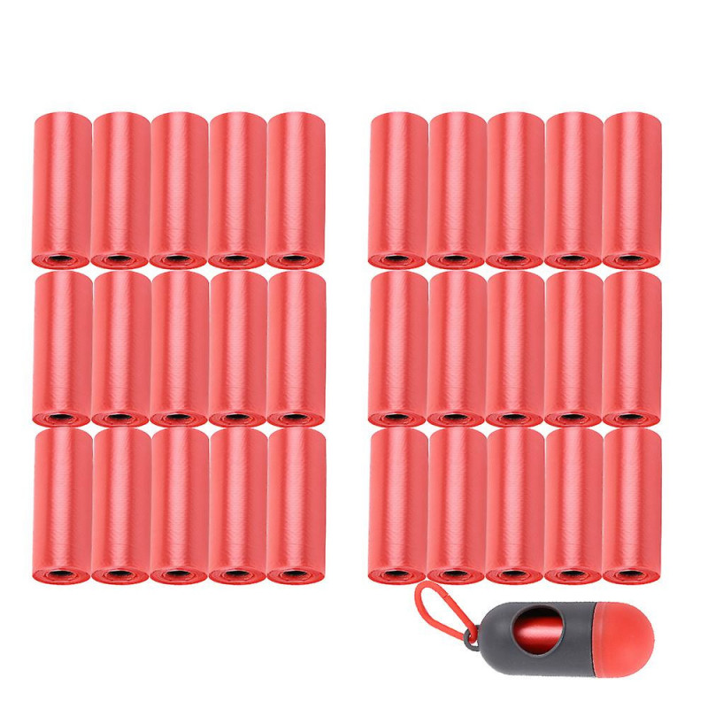 120/100/50 Rolls Dog Poop Bags Pet Waste Garbage Bags Unscented Outdoor Carrier Holder Dispenser Litter Bag Accessories