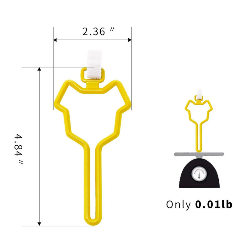 Dog Poop Bag Hands-free Clip, Waste Bag Dispenser Clean Tools Pet Garbage Bag Bracket Durable Dog(1p