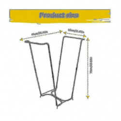 Foldable Plastic Garbage Hanging Bag Outdoor Camping Rubbish Bag Storage Rack Holder Kitchen Organi