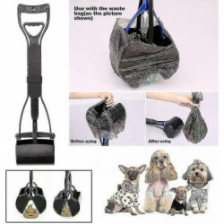 Garden Mile Large Long Handle Pet Dirt Scoop Pooper Scooper Grabber Picker Poo Easy Pickup Animal Do