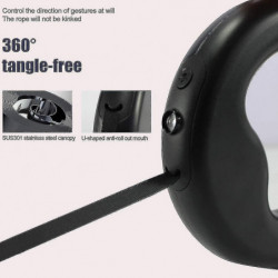Adjustable Retractable Dog Leash With Led Torch Light, For Small And Medium-sized Dogs