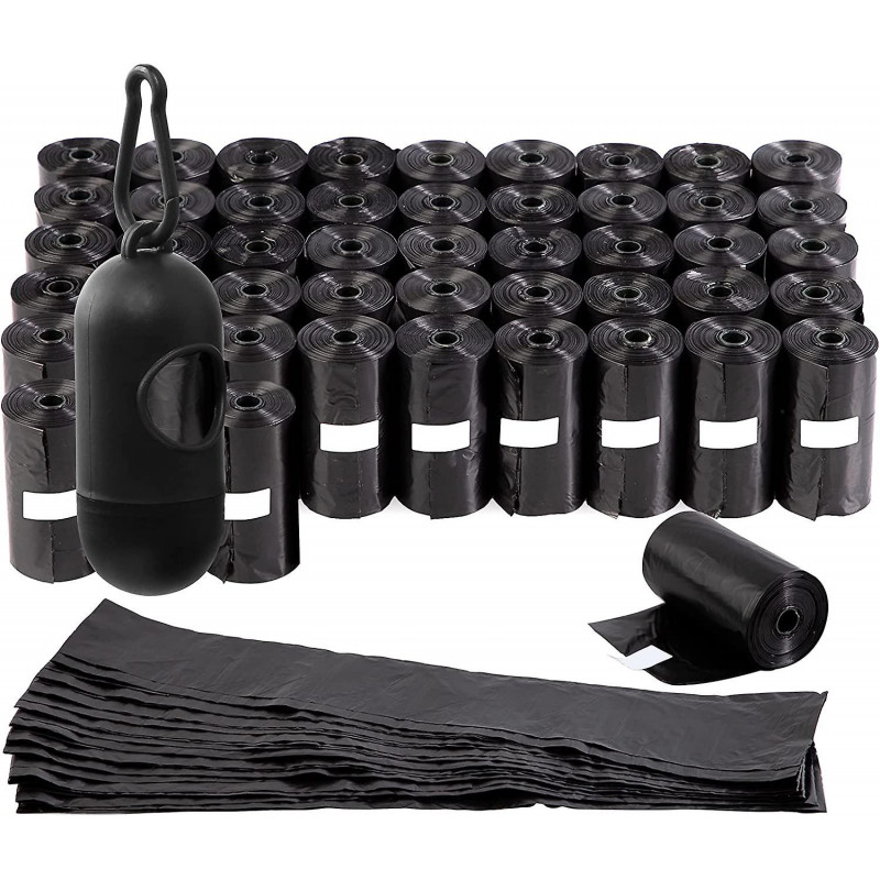 120/100/50 Rolls Dog Poop Bags Pet Waste Garbage Bags Unscented Outdoor Carrier Holder Dispenser Litter Bag Accessories