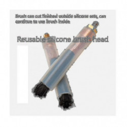 M8 Thread Carbon Fibre Weld Cleaning Brush Used Clean Passivate And Polish Steel Welds After Tig Or