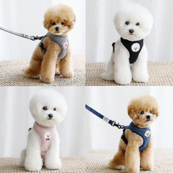 Pet Chest Harness Vest Type Small Dog Leash Breathable Pet Accessories