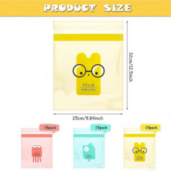 45PCS Easy Stick-On Disposable Car Trash Bags Self-adhesive Car Garbage Bags Leak Proof Vo