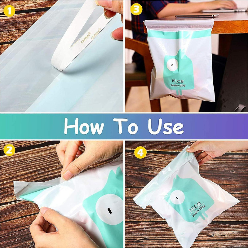 45PCS Easy Stick-On Disposable Car Trash Bags Self-adhesive Car Garbage Bags Leak Proof Vo