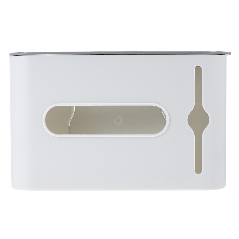 1Pc Storage Box Punching-free Garbage Bag Storage Holder Trash Bag Holder White