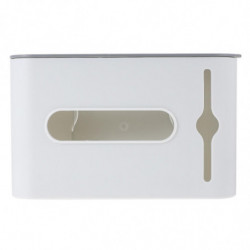 1Pc Storage Box Punching-free Garbage Bag Storage Holder Trash Bag Holder White