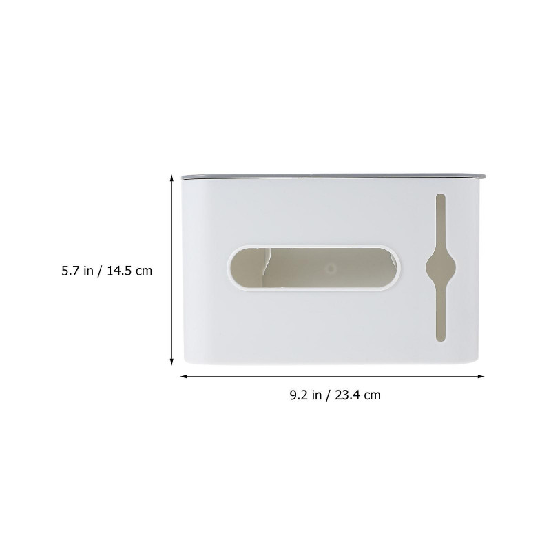 1Pc Storage Box Punching-free Garbage Bag Storage Holder Trash Bag Holder White