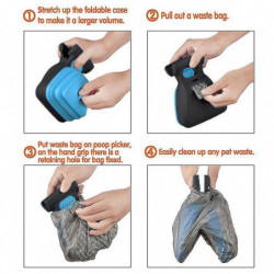 Miman Pet Dog Voyage Pliant Caca Scoop Nettoyer Ramasser Des excréments Nettoyeur Animaux Extérieur Portable Mini [...]