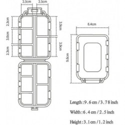 Pill Boxtravel Pill Dispenser With 10 Compartments 2 Pack