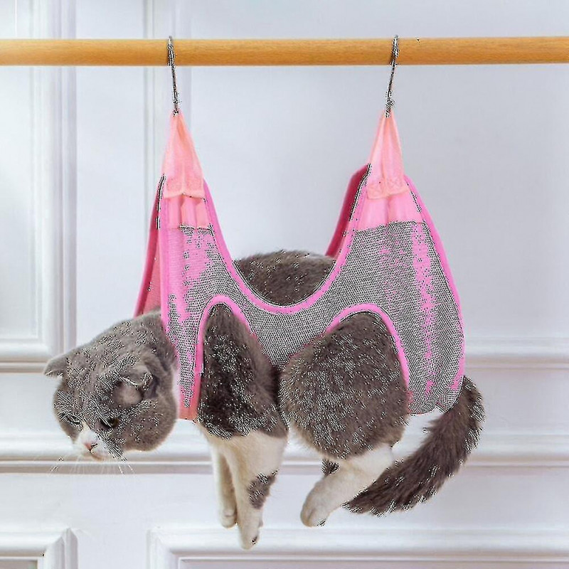 Chat Toilettage Nail Cutting Anti Scratch Fixed Bag Bath Trimming Restraint Bag Pet Beauty Hamac Hanging Pet [...]