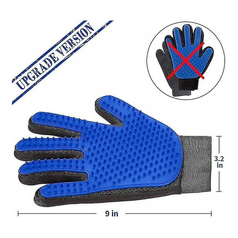 Gants de toilettage pour animaux de compagnie - Gants de brosse à dépoussiérer doux - Gants d’épilation efficaces [...]