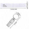 6 Pcs Id Tags Barrel Tube With Address Label For Collar Of Dog Cat