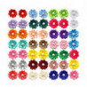 50pcs Pet Headdress Exquisite Shape Fade-resistant Webbing Small Dog Hair Clip Decor Colorful Pet Headwear Pet Supplies