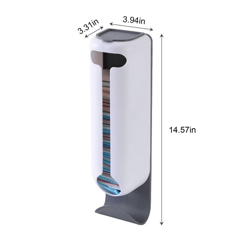 Plastic Bag , Plastic Bag Holder, Wall Mount Or Adhesive,Hanging Storage Dispensers Washable Hanging Garbage Bag [...]