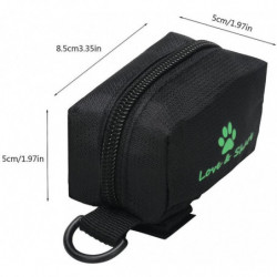 Dog Poo Bag Holder, Durable Oxford Cloth Pet Dog Waste Bag Dispenser With 1 Roll