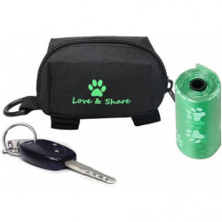 Dog Poo Bag Holder, Durable Oxford Cloth Pet Dog Waste Bag Dispenser With 1 Roll