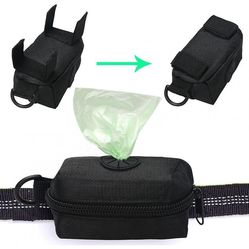 Dog Poo Bag Holder, Durable Oxford Cloth Pet Dog Waste Bag Dispenser With 1 Roll