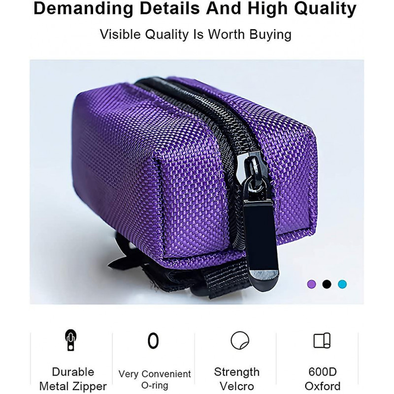 5 pièces Porte-sac à crottes pour chiens, Distributeur de sacs à déchets pour animaux de compagnie Fixation de [...]