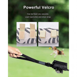 5 pièces Porte-sac à crottes pour chiens, Distributeur de sacs à déchets pour animaux de compagnie Fixation de [...]