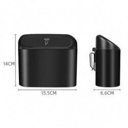 Mini Car Trash Can With 5 Rolls Of Garbage Bags