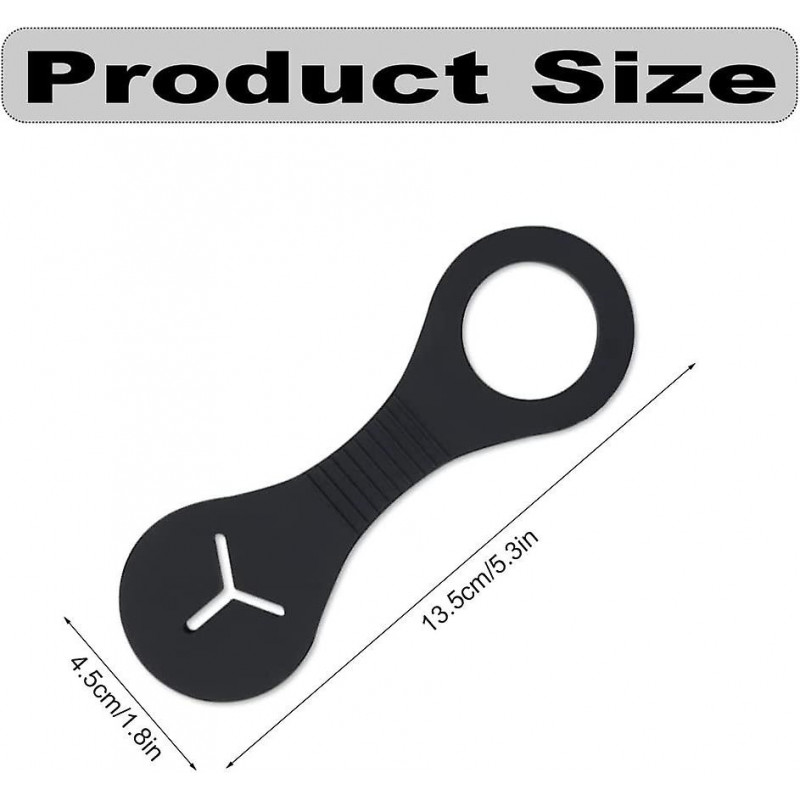 2 Pieces Acsergery Gift Leash Waste Carrier Holder, Dog Poop Bag Holder, Waste