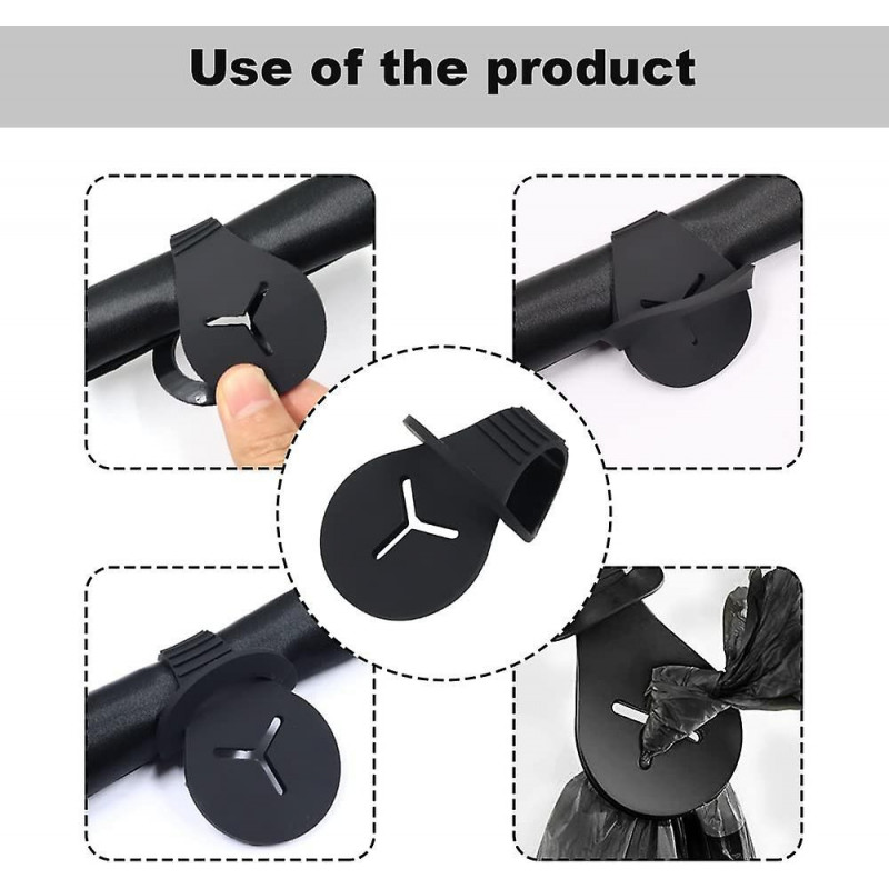 2 Pieces Acsergery Gift Leash Waste Carrier Holder, Dog Poop Bag Holder, Waste