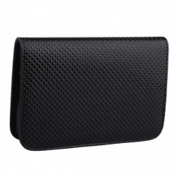 Durable Pu Leather Hair Cutting Scissors Holder Case Pet Hairdressing Bag Black 01