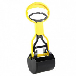 Cat Dog Poop Scooper Poo Shovel Puppy Kitten Waste Pick Up Tools Yellow