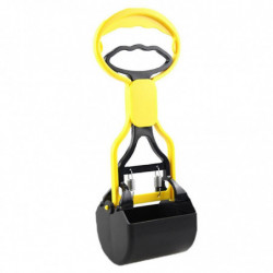Cat Dog Poop Scooper Poo Shovel Puppy Kitten Waste Pick Up Tools Yellow