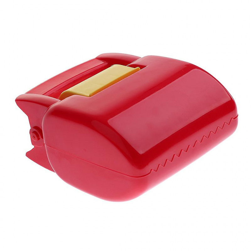 Pet Dog Pick Up Poops Cleaning Clip Pooper Scooper With Bag Dispenser Red