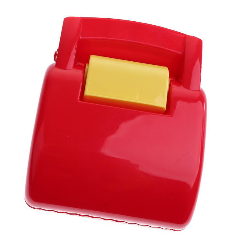 Pet Dog Pick Up Poops Cleaning Clip Pooper Scooper With Bag Dispenser Red