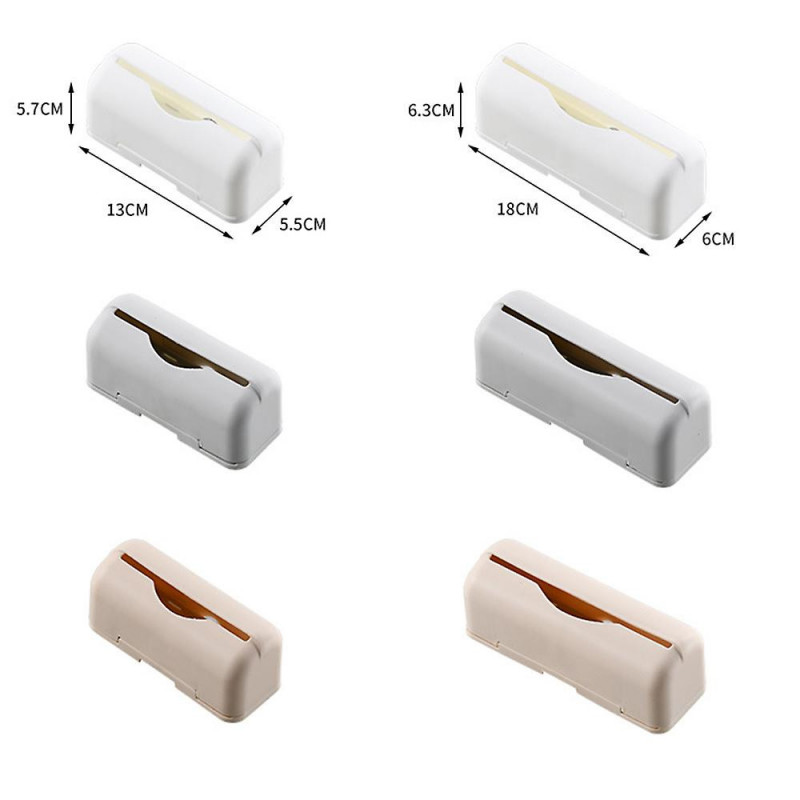 Plastic Garbage Bag Storage Holder Durable Trash Bag Container for Cabinet Wall