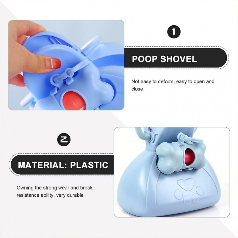 1 ensemble de cueillette de caca pour animaux de compagnie Récupérateur de déchets d’animaux de compagnie Outil de [...]